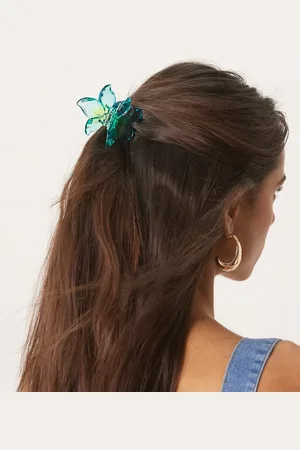 ASOS Hair claw in flower design in ombre