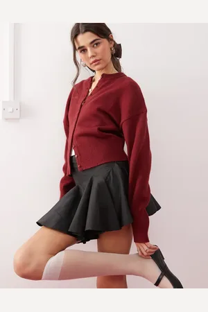 Miss Selfridge Taffeta mini skirt in