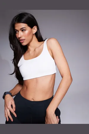 ASOS 4505 medium support running bra with removable padding in