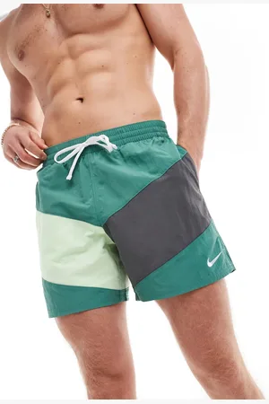 Nike Nike Multi Logo Vortex 5 inch volley colourblock swim shorts in bicoastal