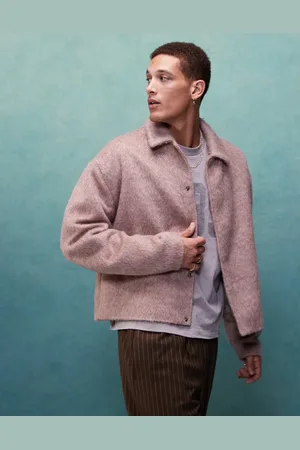 ASOS Wool look harrington jacket in