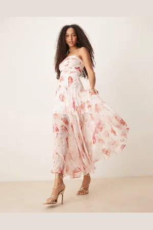 Forever New Corset maxi dress in mixed floral