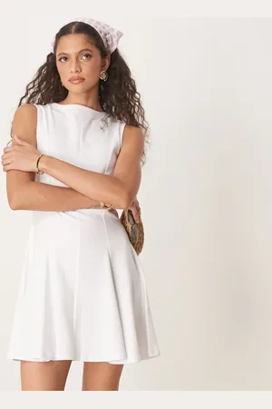 ASOS Cotton sleeveless mini sundress in