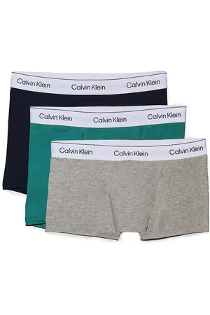 Calvin Klein Icon Cotton Stretch 3 pack darted trunk in tones