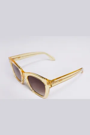 Quay Australia Quay after hours square sunglasses in pale