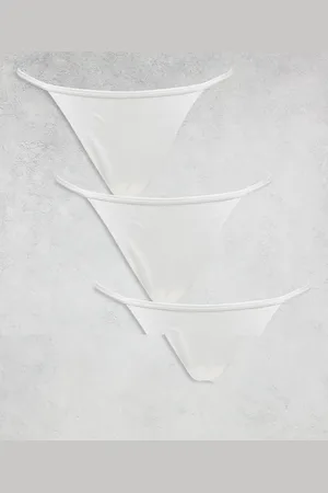 Weekday Ribbed thong 3-pack in