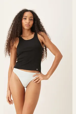 Calvin Klein Perfectly fit thong in pale
