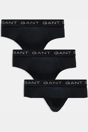 GANT 3 pack briefs with logo waistband in