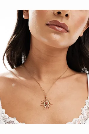 Accessorize Sunshine cord necklace in