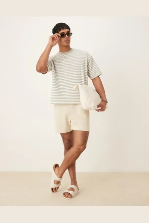ASOS Essential slim shorts in beige