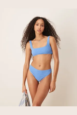 & OTHER STORIES & mix and match crinkle high leg bikini bottom in