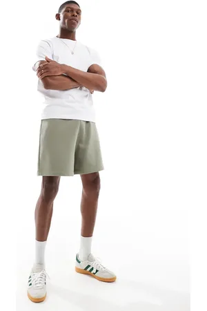 ASOS Essential oversized shorts in light Khaki