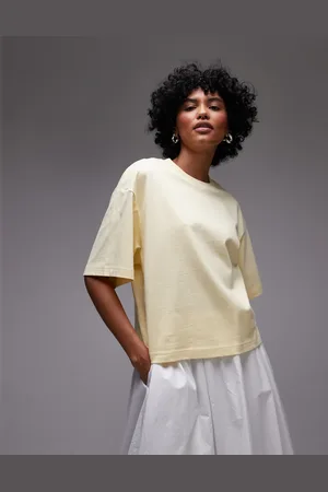 & OTHER STORIES & boxy oversized t-shirt in butter