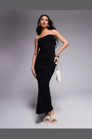 ASOS Bandeau with twist bust detail midaxi dress in