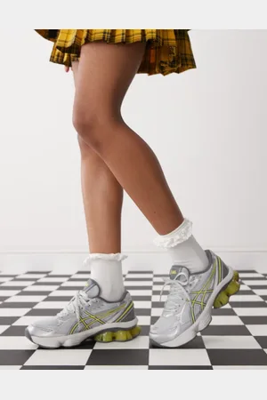 Asics Gel-Kinetic fluent trainers in glacier and steel