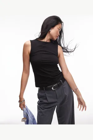 & OTHER STORIES & jersey fitted tank top in