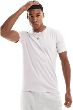 Hollister Icon logo t-shirt in lilac
