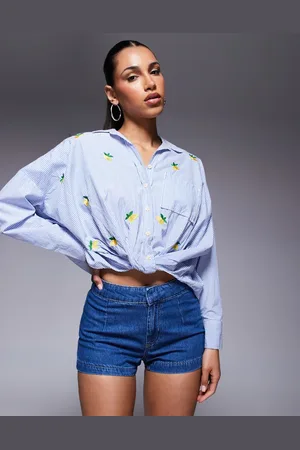 River Island Longsleeve stripe shirt in light