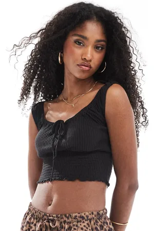 Cotton On Cotton On shirred short sleeve top in