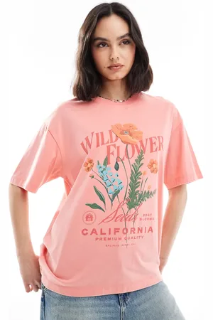 Cotton On Cotton On boxy t-shirt with Farmers Market graphic in
