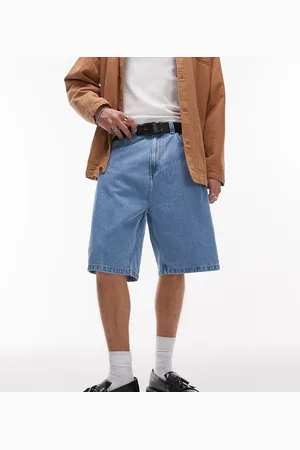 Carhartt Brandon denim jort in light wash