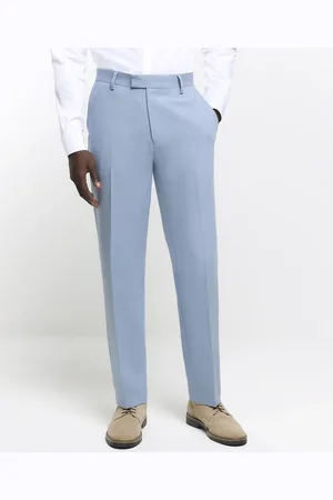 River Island Textured suit trouser in
