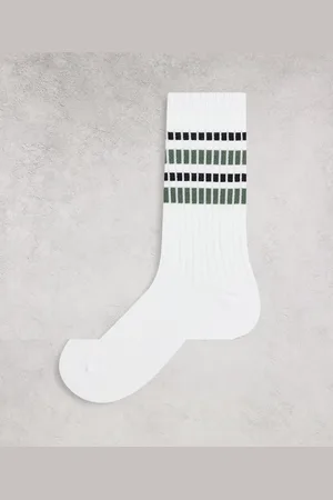 Only & Sons 3 pack tennis socks in multi stripe