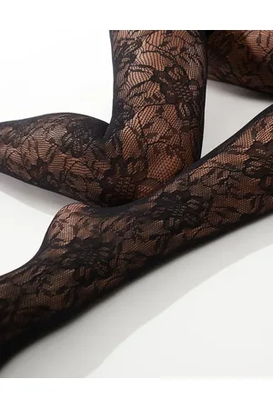 Lindex Mesh lace tights in