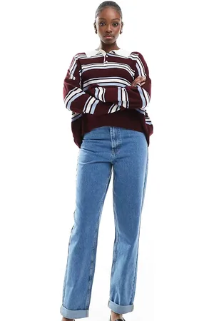 ASOS ASOS DESIGN Tall high rise relaxed mom jeans in clean