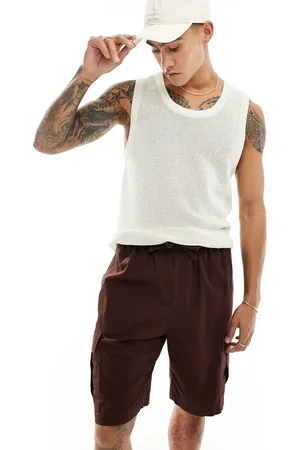 Cotton On Cotton On wide gauge knit vest in off