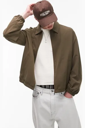 Topman Harrington jacket in khaki