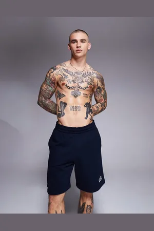 EA7 Armani logo jogger shorts in