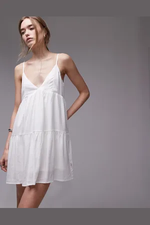 Rhythm Classic tiered mini beach dress in
