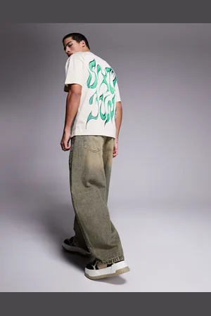 Sixth June Chrome logo back print t-shirt in cream
