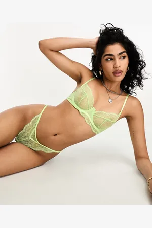 Hunkemöller Isabelle lace high leg string thong in