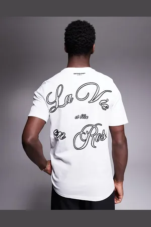 Sixth June French motif back print t-shirt in