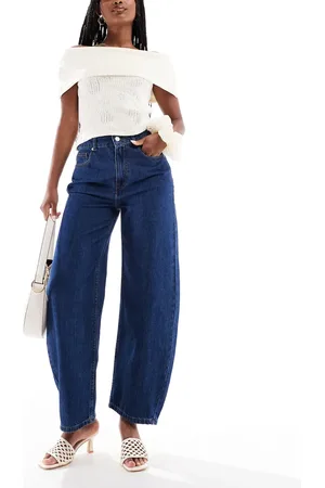 ASOS Barrel leg jeans in rinse