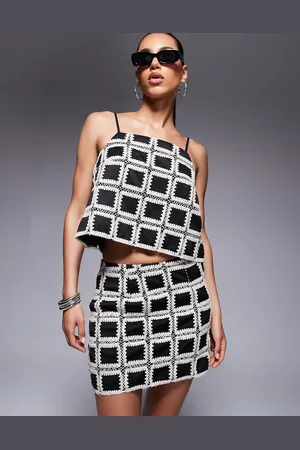 River Island Crochet top co-ord in