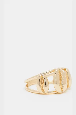 ASOS Dainty shell ring in tone