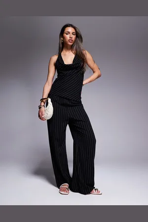 River Island Striped linen trouser co-ord in
