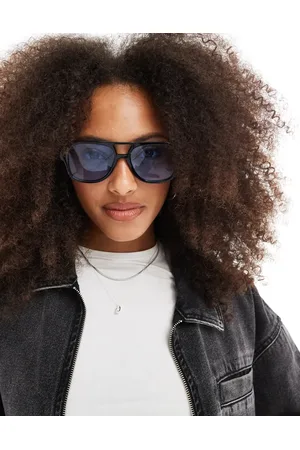 JJXX Aviator sunglasses in with blue lense