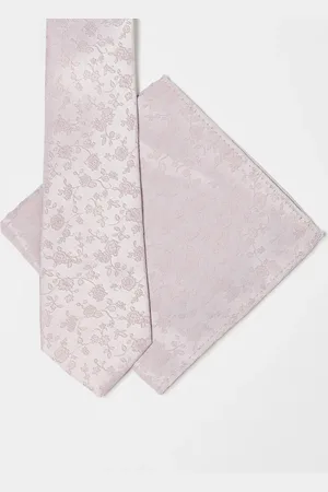 ASOS Tie with floral pocket square in