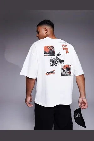 River Island Kyoto print oversized t-shirt in