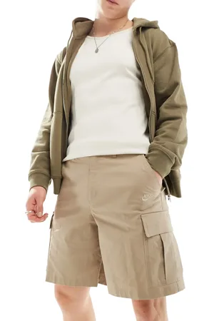 Nike Club woven cargo shorts in khaki
