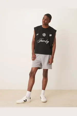 ASOS Relaxed vest with back print in