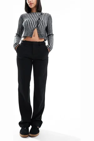 ONLY Mid rise straight leg trouser in