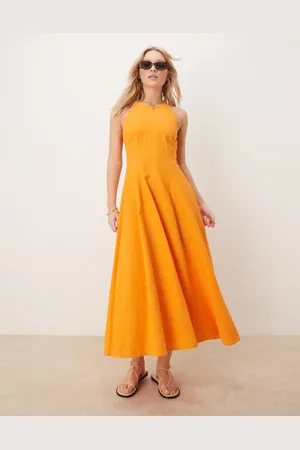 ASOS Seamed midi dress in