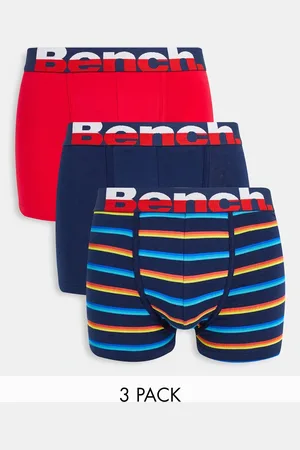 Bench 3 pack trunks in and navy multi