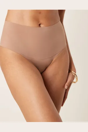 Spanx Undie-dectable tanga brief in cafe au lait