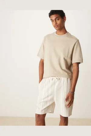 ASOS Slim 17cm shorts in beige